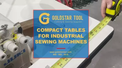 Product Showcase - Compact Table for Industrial Sergers - Goldstartool.com